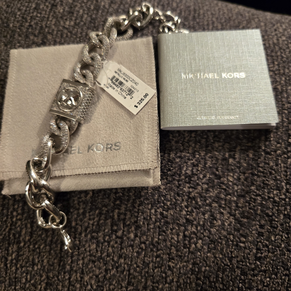 Michael Kors Silver Chain Bracelet - Picture 2 of 6